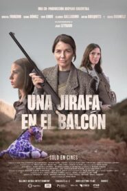 Una jirafa en el balcón